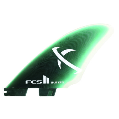 FCS II MB PG Split Keel Quad Fin Set