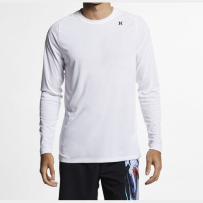 Hurley Long Sleeve Tee Shirt Rashvest White