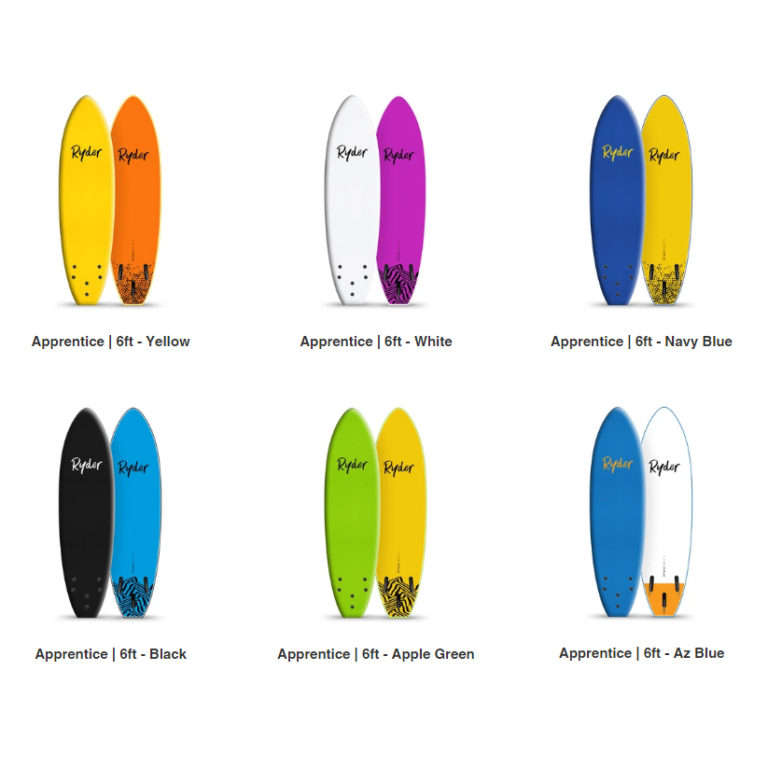 ryder soft surfboards