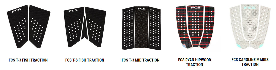 Surfboard Traction FCS Models