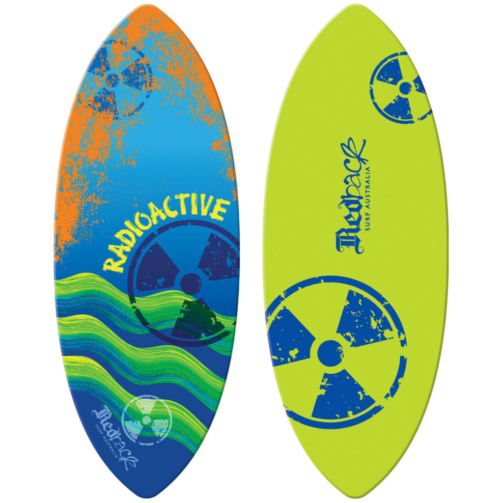 redback fibreglass skimboard