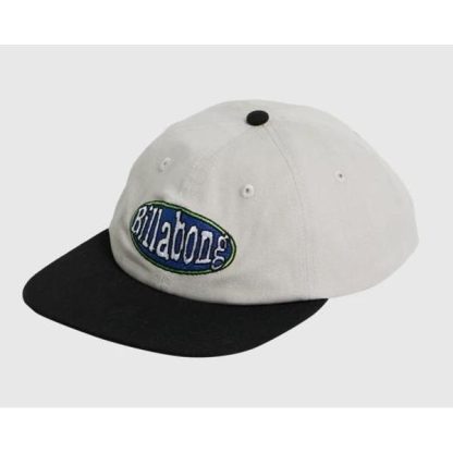 The Billabong Boys Base Snapback Cap features a stylish two-tone design, adjustable fit, and iconic embroidered logo, perfect for surf and streetwear.